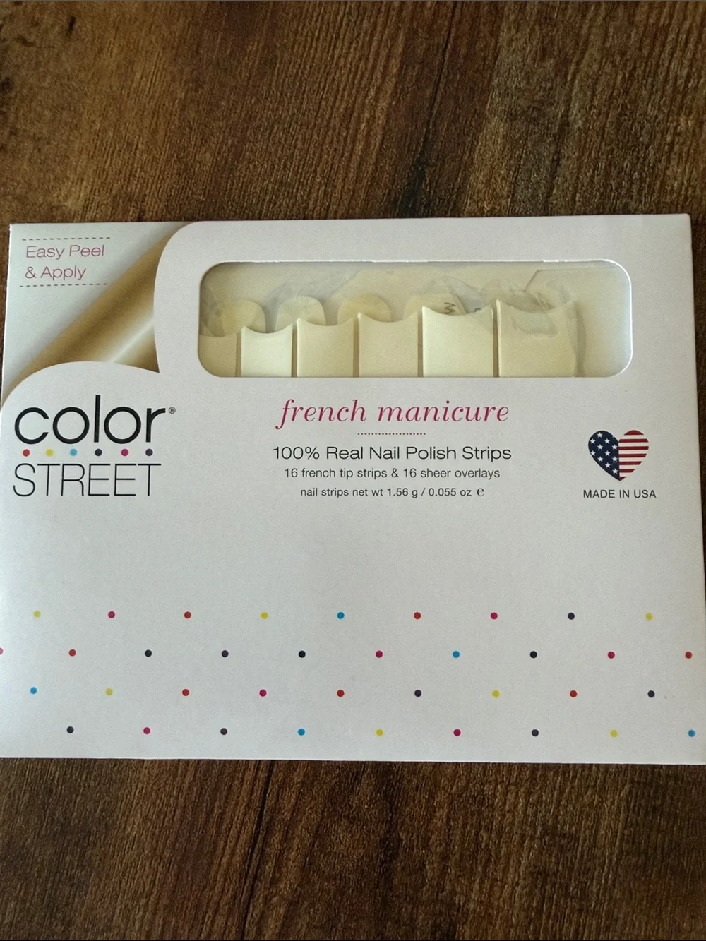 Color Street French Manicure Nail Strips - Meet Me in Paris